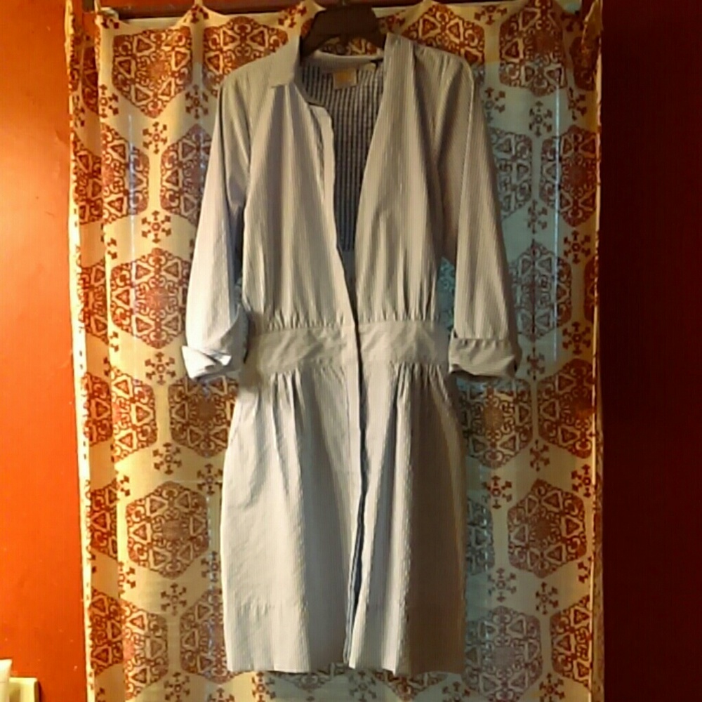 Gretchen Scott pinstripe dress size L